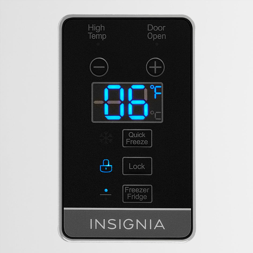 Insignia™ - 13.8 Cu. Ft. Upright Convertible Freezer/Refrigerator - White_4