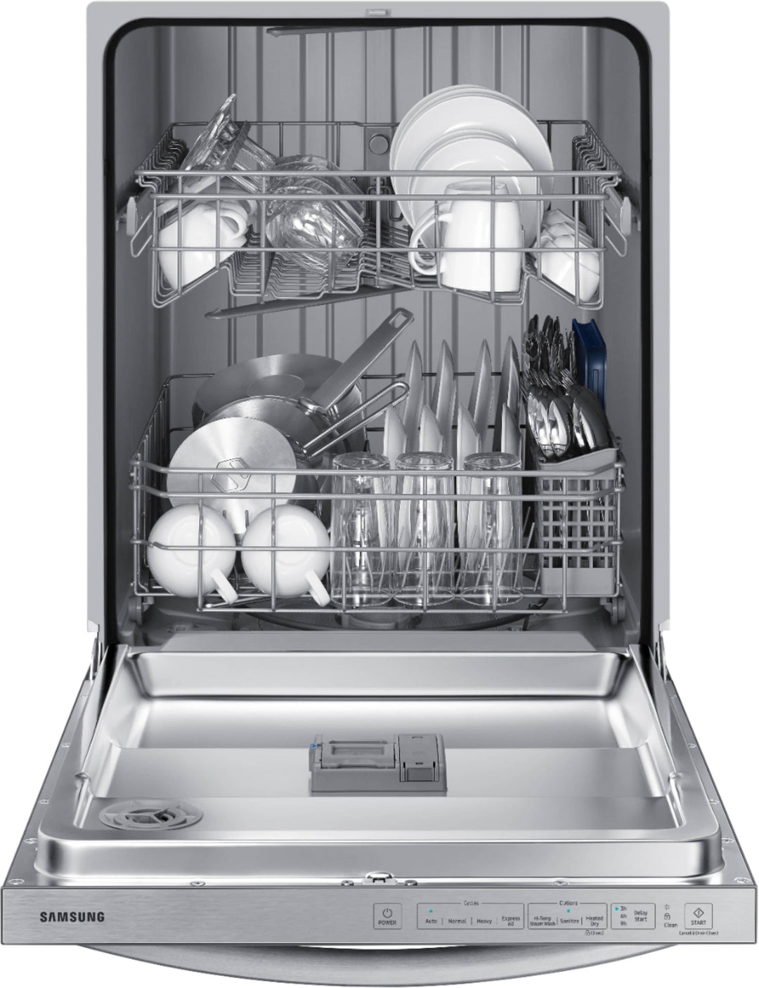 Samsung - 24" Top Control Built-In Dishwasher - Stainless steel_2