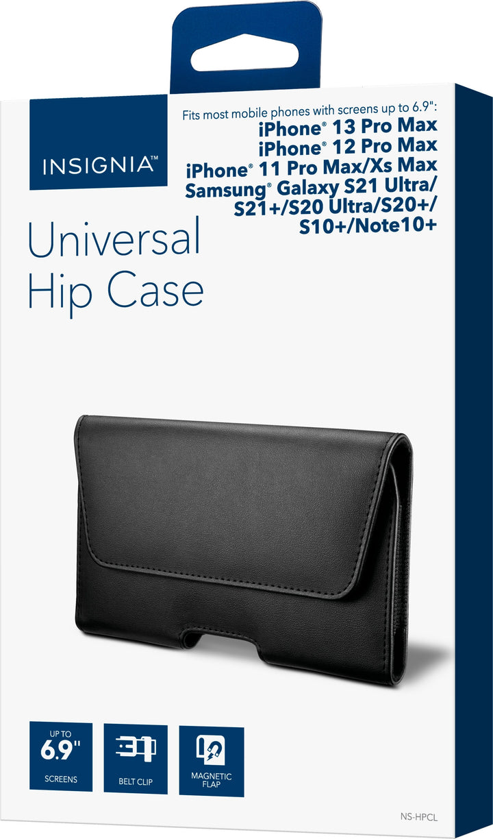Insignia™ - Universal Holster Case for Screens up to 6.7" - Black_3