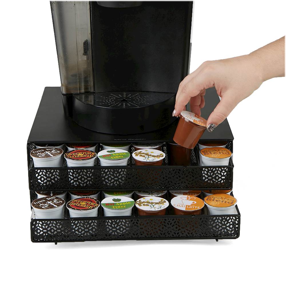 Mind Reader - 72 K-Cup Single Serve Coffee Pods Double Tray - Black_3