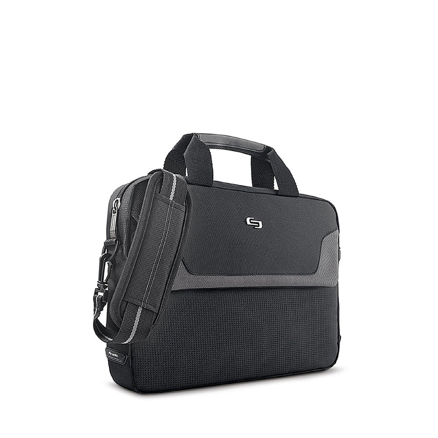 Solo - Pro Slim Laptop Briefcase for 14.1" Laptop - Black_0