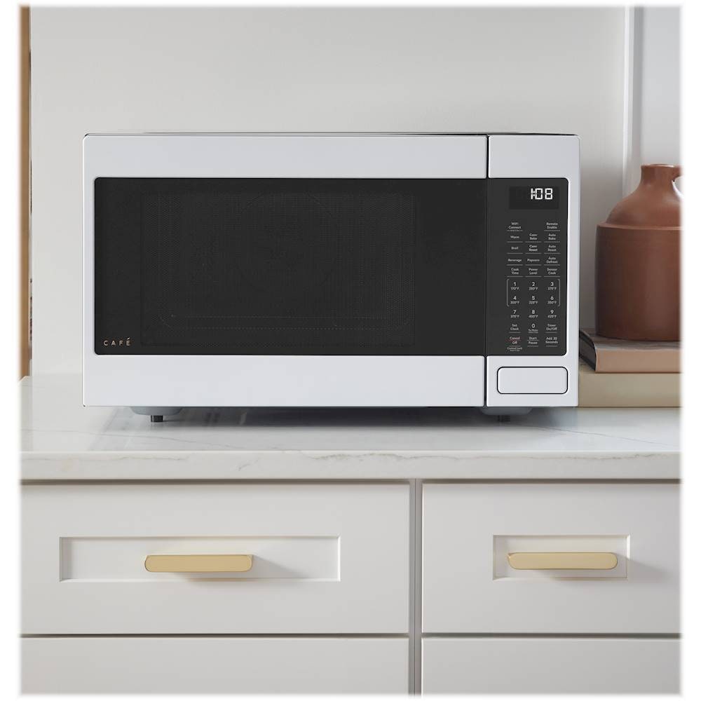 Café - 1.5 Cu. Ft. Convection Microwave with Sensor Cooking - Matte white_2