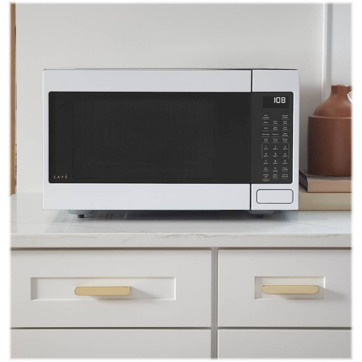 Café - 1.5 Cu. Ft. Convection Microwave with Sensor Cooking - Matte white_2