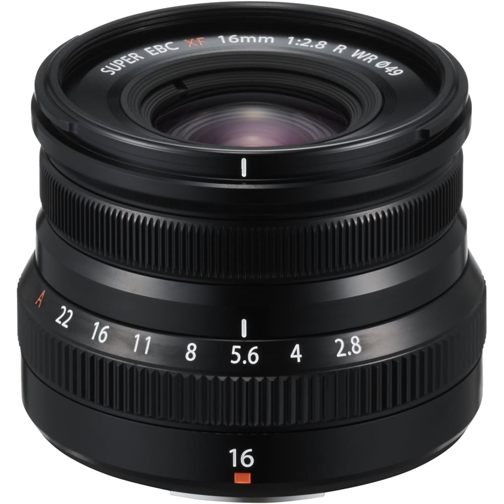 Fujifilm - XF 16mm f/2.8 R WR Wide-Angle Lens - Black_0