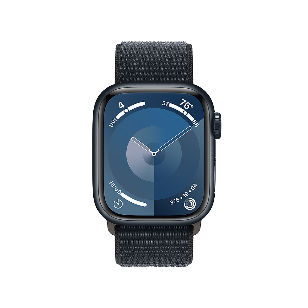 Apple Watch Series 9 (GPS) 41mm Midnight Aluminum Case with Midnight Sport Loop - Midnight_1