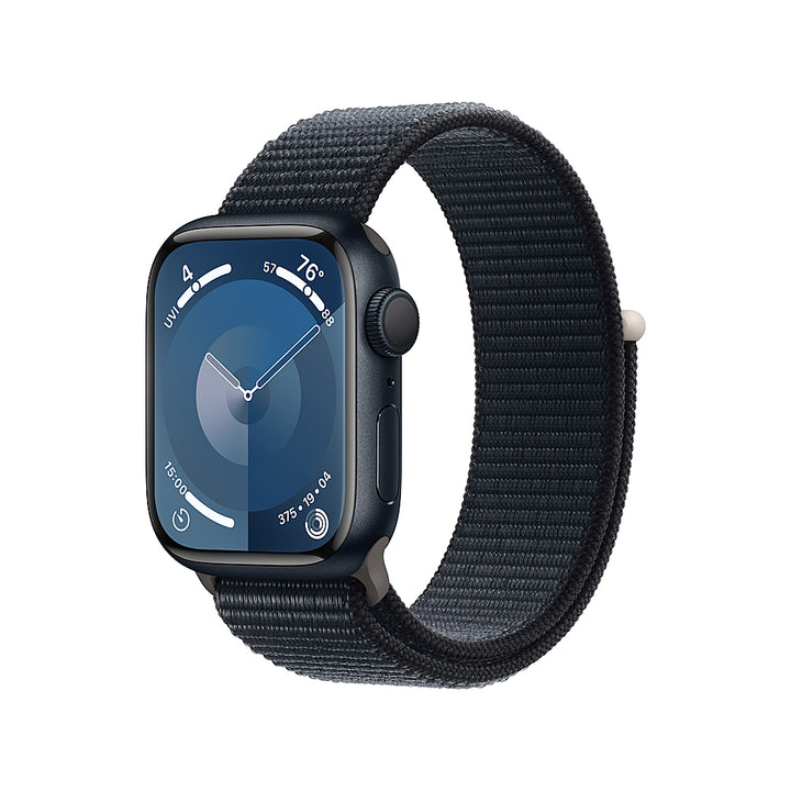 Apple Watch Series 9 (GPS) 41mm Midnight Aluminum Case with Midnight Sport Loop - Midnight_0