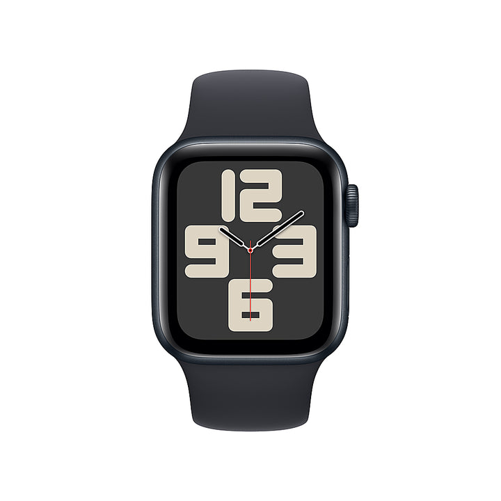 Apple Watch SE (GPS) 40mm Midnight Aluminum Case with Midnight Sport Band - M/L - Midnight_1