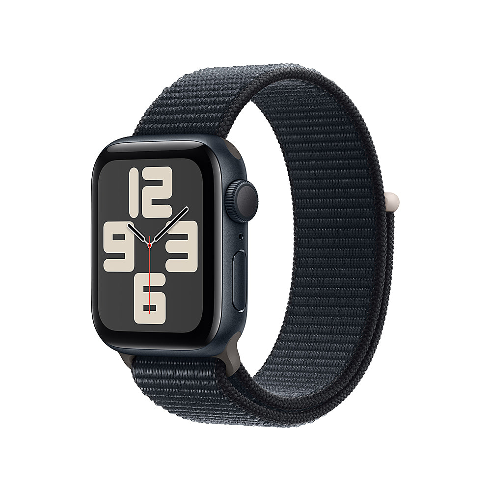 Apple Watch SE (GPS) 40mm Midnight Aluminum Case with Midnight Sport Loop - Midnight_0