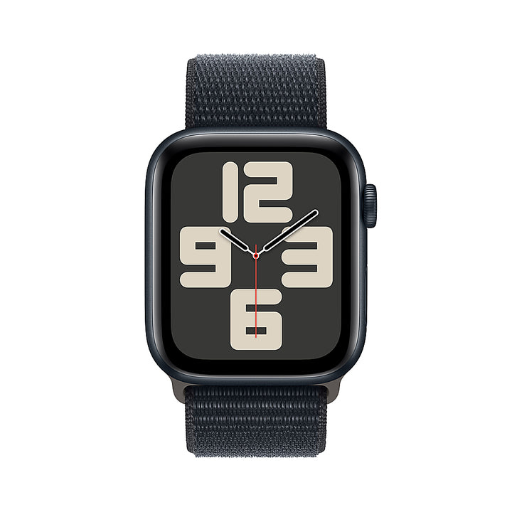 Apple Watch SE (GPS) 44mm Midnight Aluminum Case with Midnight Sport Loop - Midnight_1