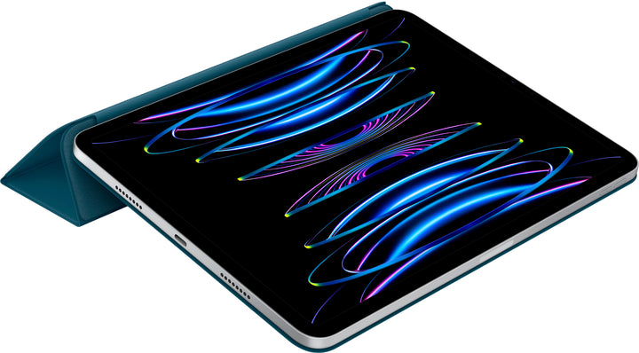 Apple - Smart Folio for iPad Pro 11-inch (4th generation) - Marine Blue_2