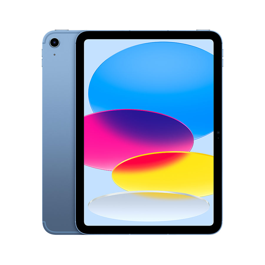 Apple - 10.9-Inch iPad (Latest Model) with Wi-Fi + Cellular - 64GB - Blue (Unlocked)_0