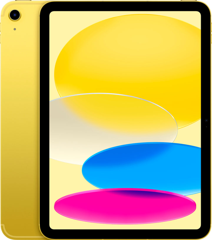 Apple - 10.9-Inch iPad (Latest Model) with Wi-Fi + Cellular - 64GB - Yellow (Unlocked)_0
