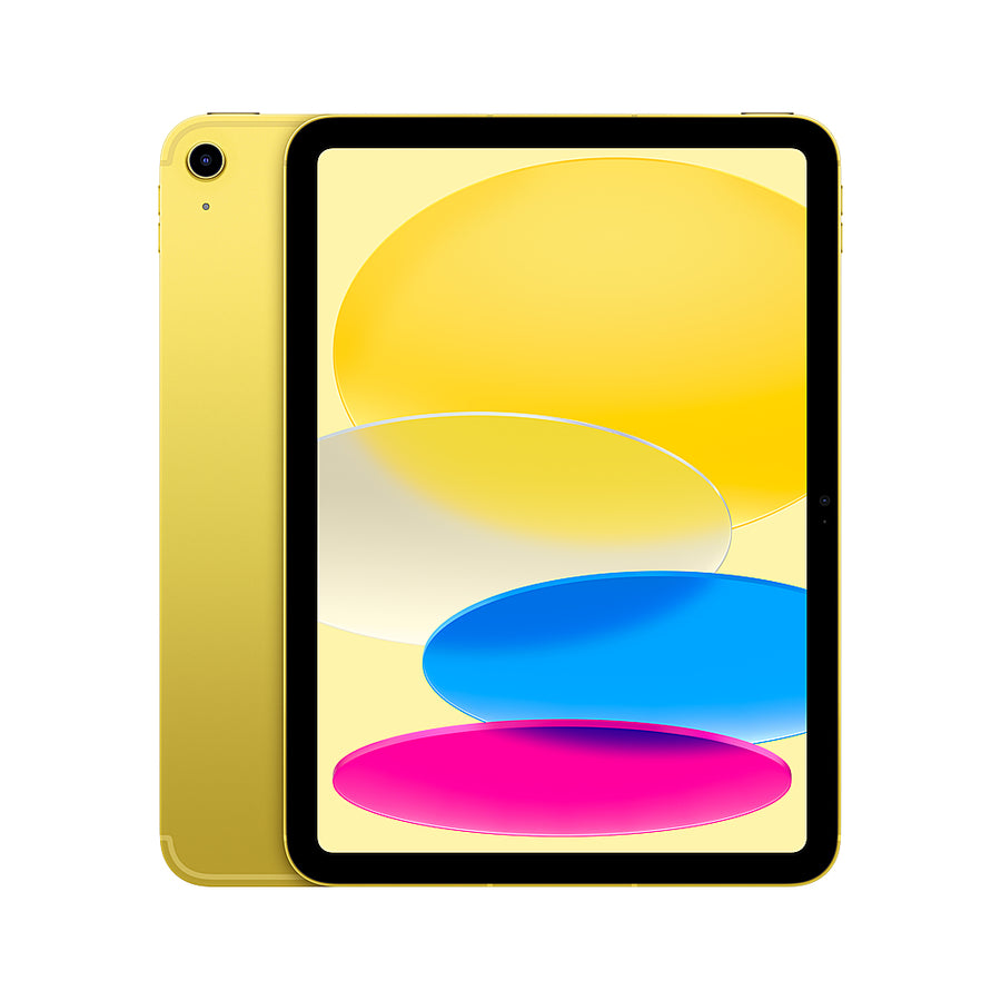 Apple - 10.9-Inch iPad (Latest Model) with Wi-Fi + Cellular - 256GB - Yellow (Unlocked)_0