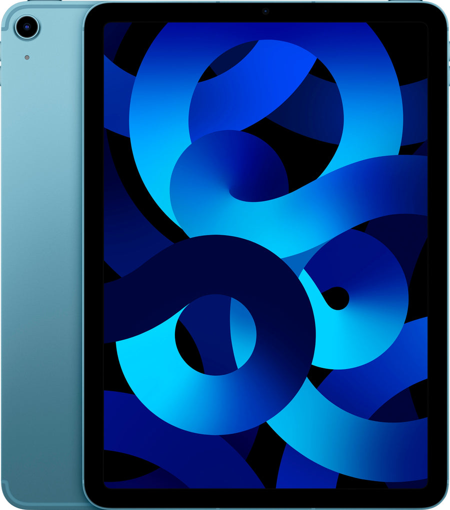 Apple - 10.9-Inch iPad Air - Latest Model - (5th Generation) with Wi-Fi + Cellular - 256GB - Blue (Unlocked)_0