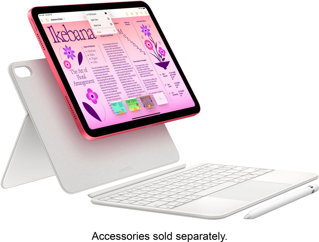 Apple - 10.9-Inch iPad (Latest Model) with Wi-Fi + Cellular - 64GB - Pink (Verizon)_3