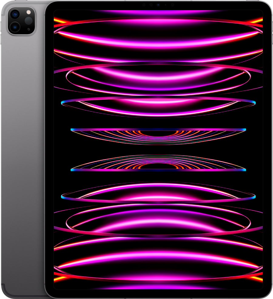 Apple - 12.9-Inch iPad Pro (Latest Model) with Wi-Fi + Cellular - 256GB - Space Gray (Verizon)_0