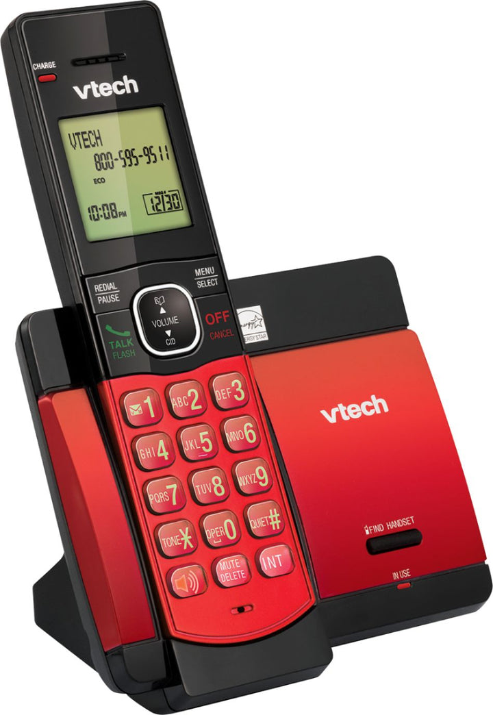 VTech - CS5119-16 DECT 6.0 Expandable Cordless Phone System - Red_0