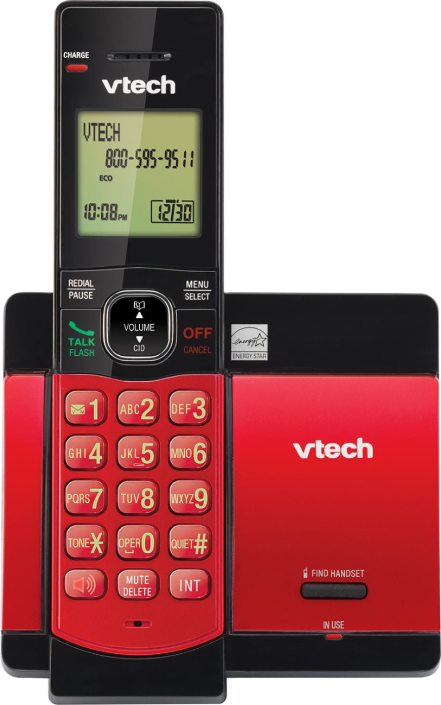 VTech - CS5119-16 DECT 6.0 Expandable Cordless Phone System - Red_2