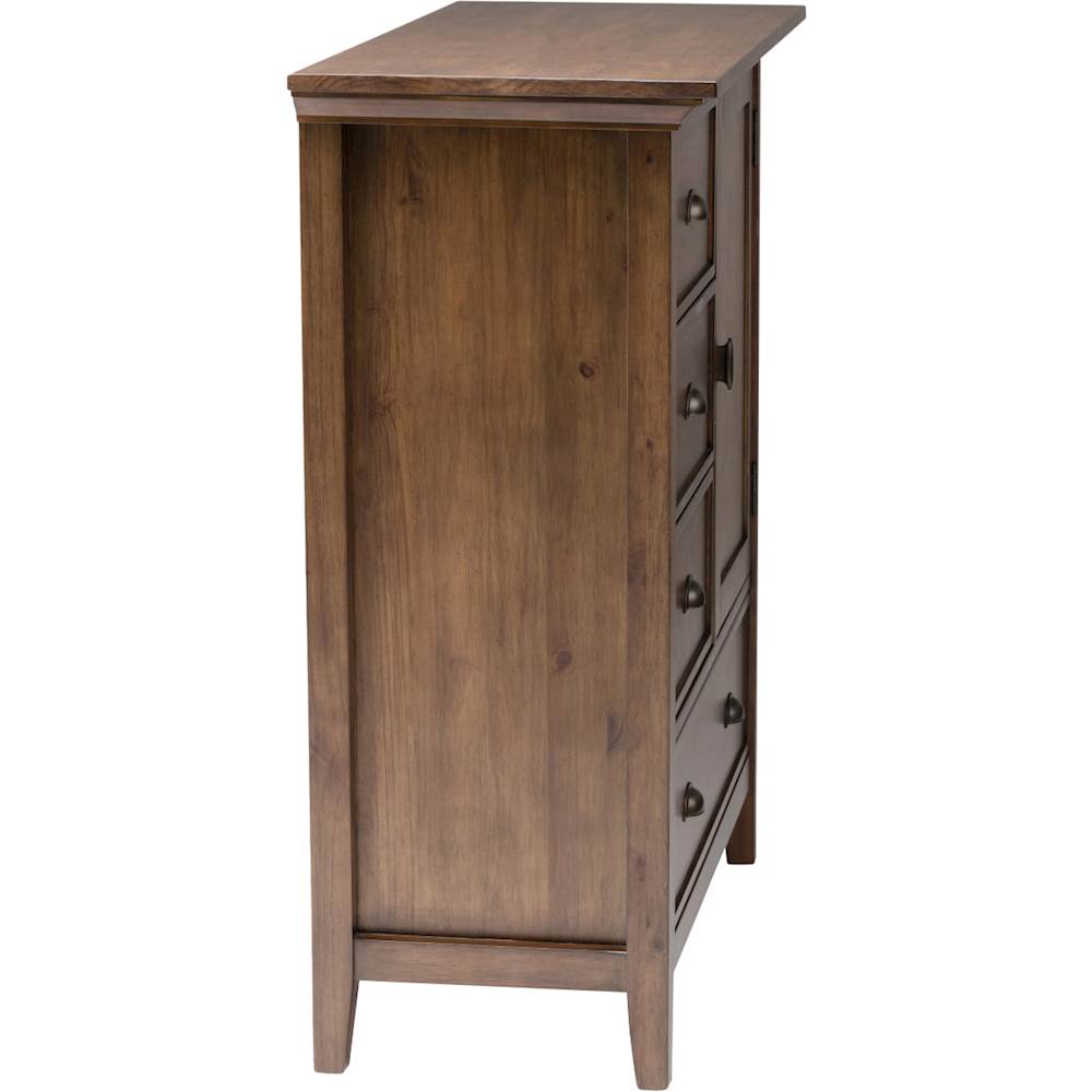 Simpli Home - Redmond SOLID WOOD 39 inch Wide Transitional Medium Storage Cabinet in - Rustic Natural Aged Brown_3