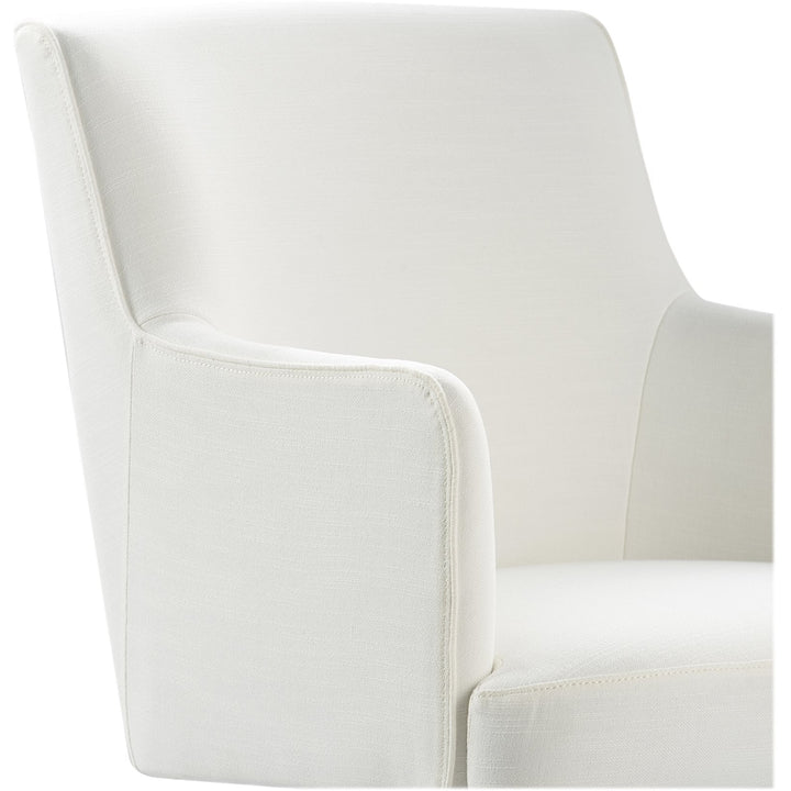 Finch - Belmont Modern Twill Home Office Chair - Gray/Ivory_4