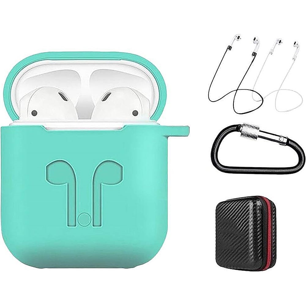 SaharaCase - Case for Apple AirPods (1st Generation and 2nd Generation) - Oasis Teal_0
