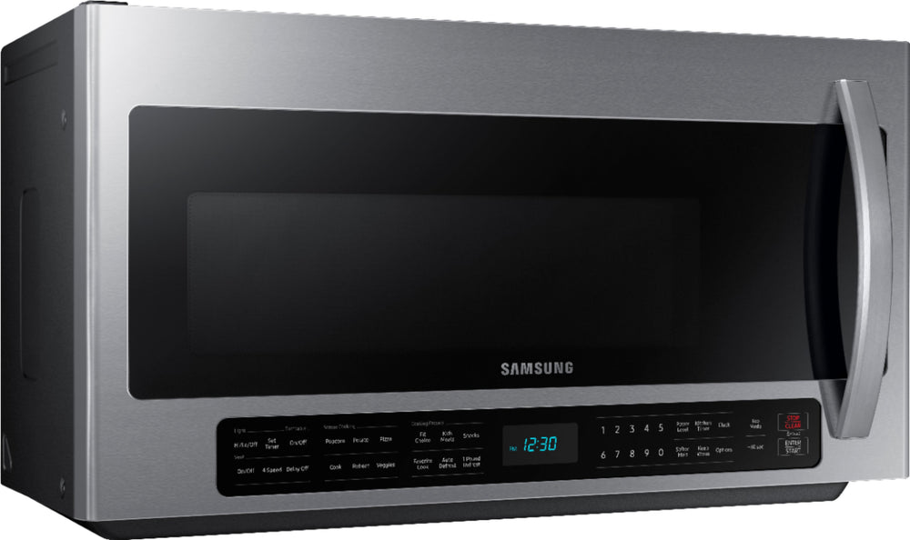 Samsung - 2.1 Cu. Ft. Over-the-Range Microwave with Sensor Cook - Stainless steel_1