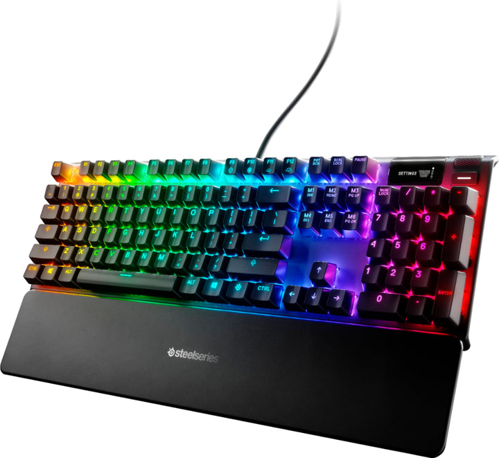 SteelSeries - Apex 7 Full Size Wired Mechanical Red Linear Switch Gaming Keyboard with RGB Backlighting - Black_2
