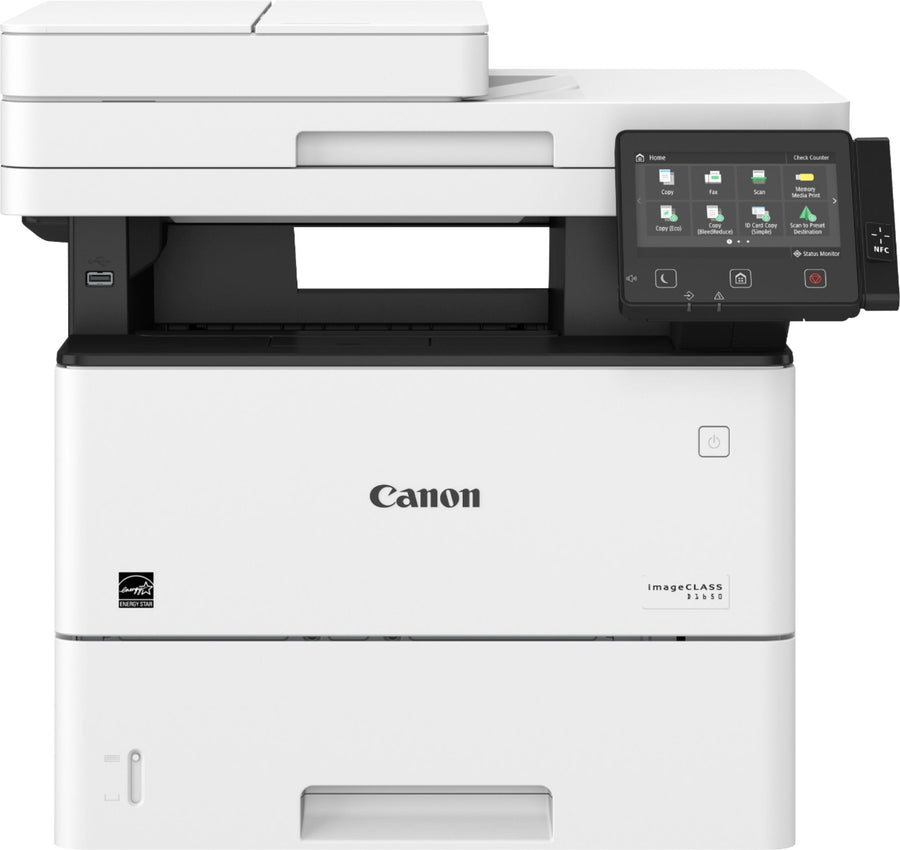 Canon - imageCLASS D1650 Wireless Black-and-White All-In-One Laser Printer - White_0