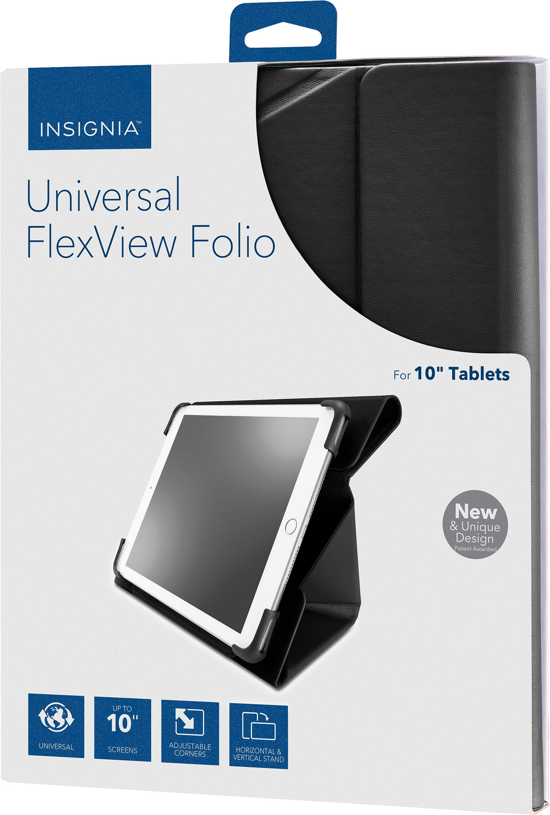 Insignia™ - Universal FlexView Folio Case for most 9" to 11" tablets - Black_7