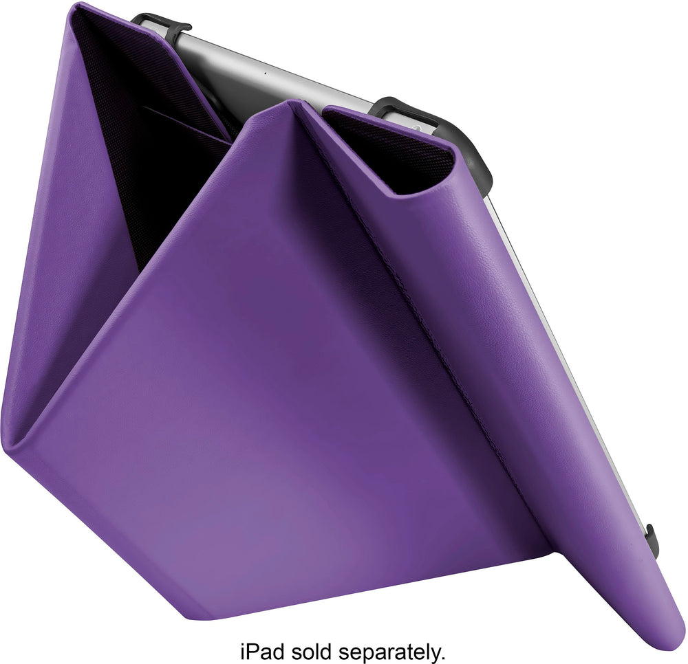 Insignia™ - Universal FlexView Folio Case for most 9" to 11" tablets - Purple_1