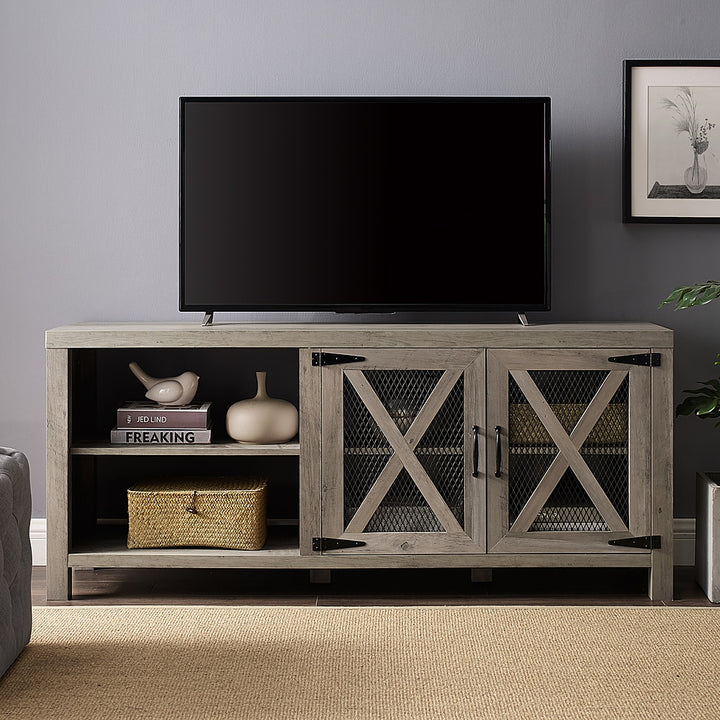 Walker Edison - TV Cabinet for Most Flat-Panel TVs Up to 64 - Gray Wash_5