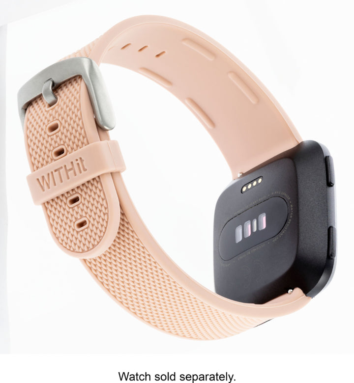 WITHit - Band Kit for Fitbit Versa and Versa 2 (3-Pack) - Navy/Light Gray/Blush Pink_9