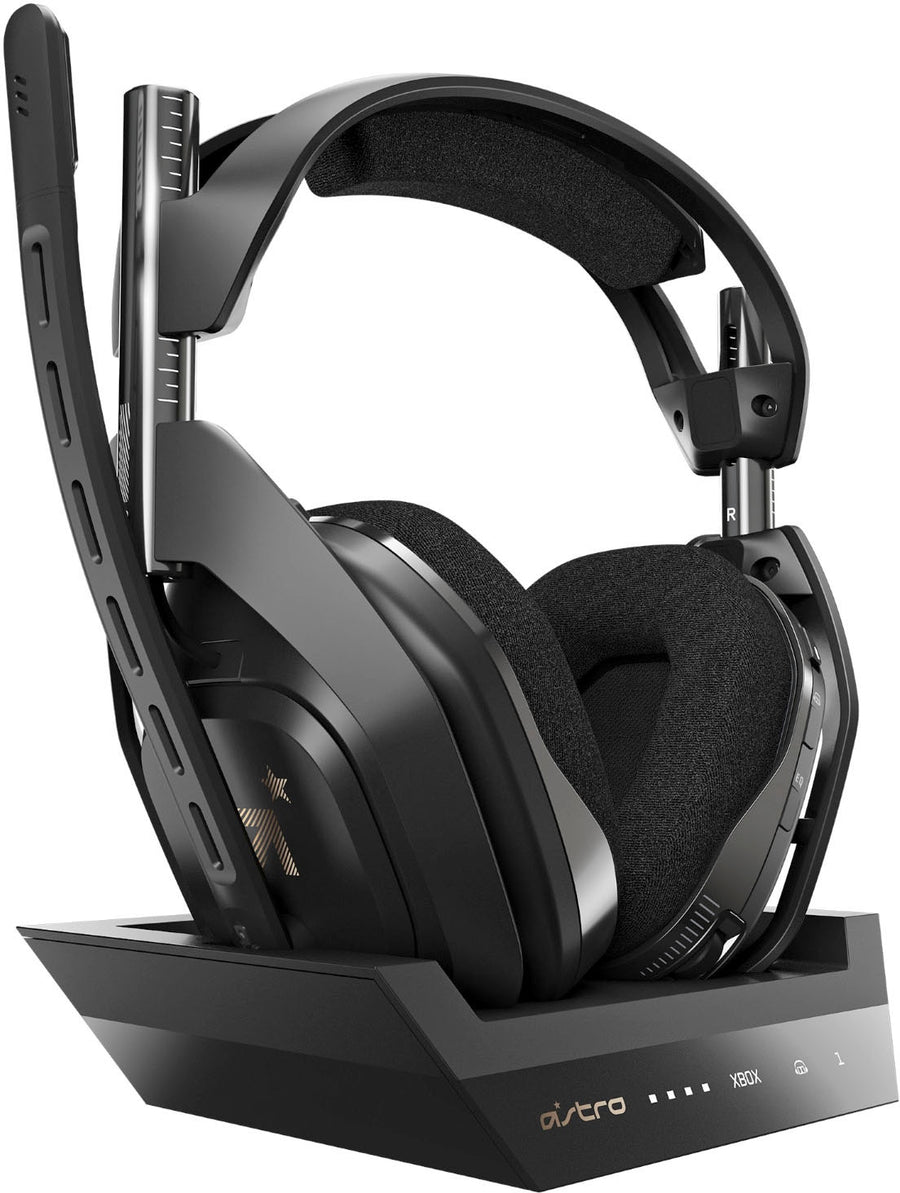 Astro Gaming - A50 Wireless Dolby Atmos Over-the-Ear Gaming Headset for Xbox Series X|S, Xbox One, and PC with Base Station - Black_0