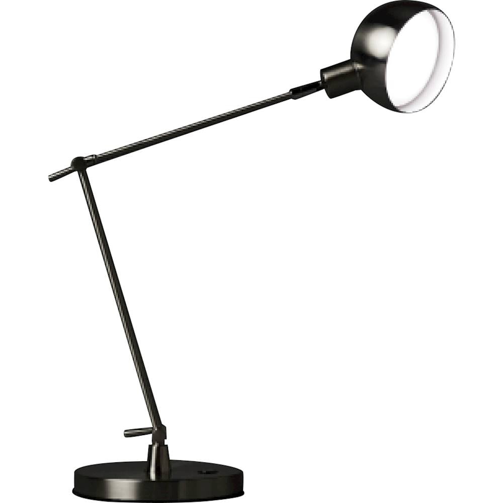 OttLite - Refine LED Desk Lamp with USB Port - Brushed Nickel_0