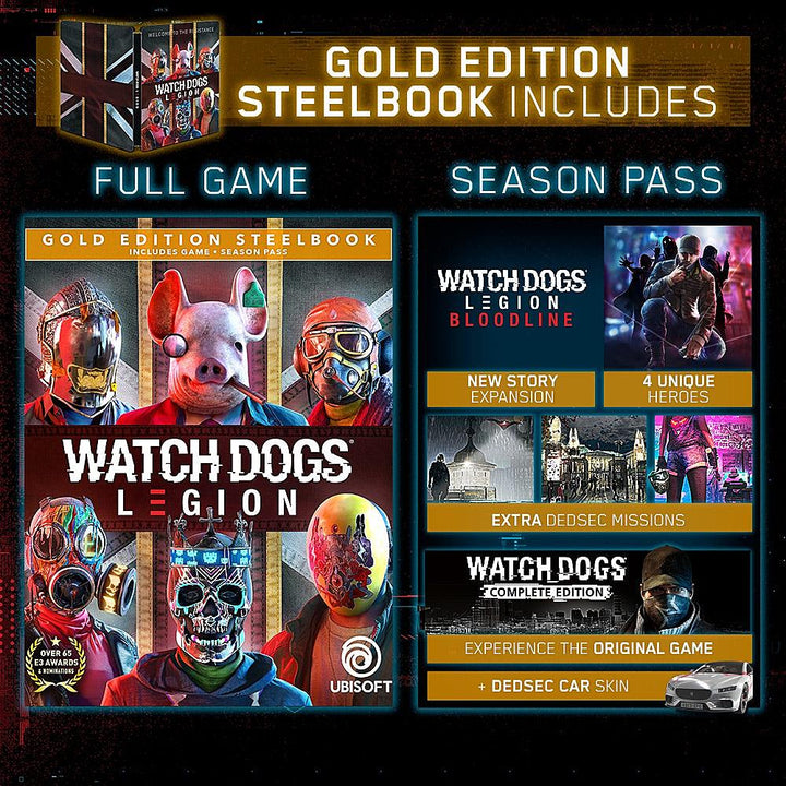 Watch Dogs: Legion Gold Edition SteelBook - Xbox One, Xbox Series X_9