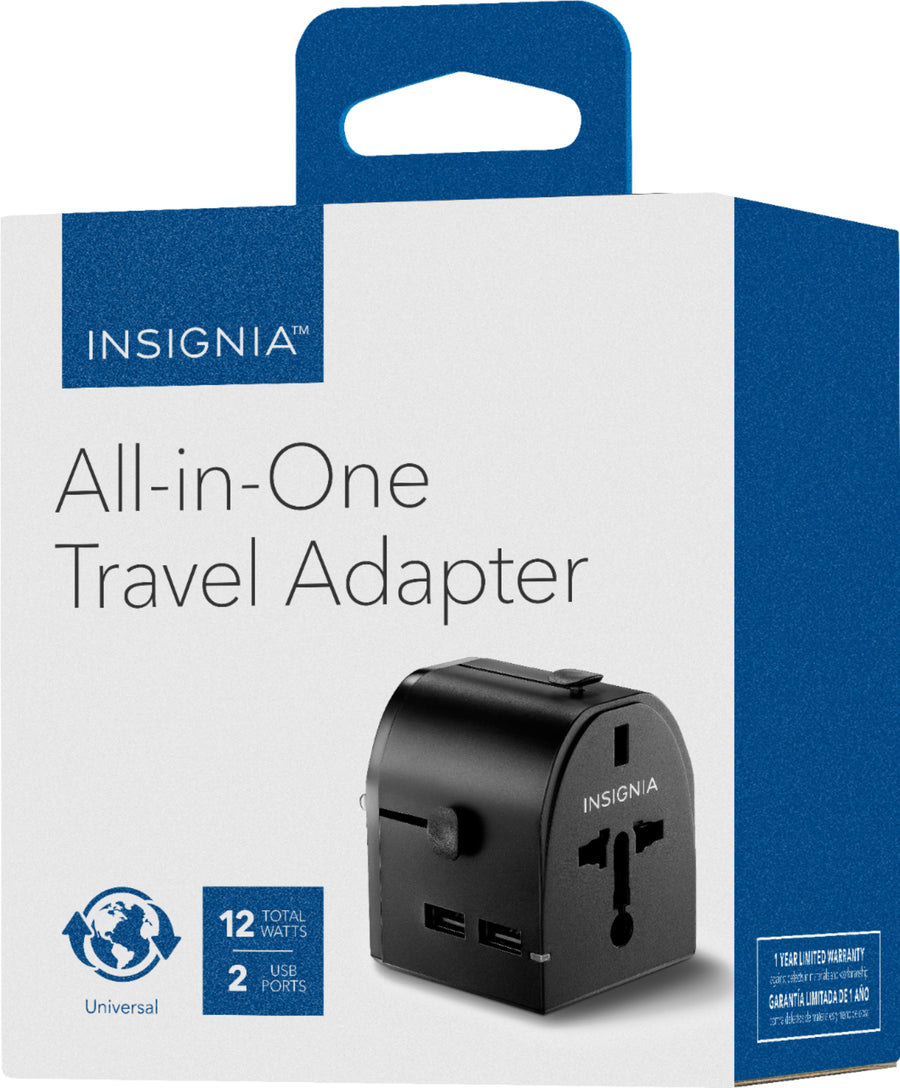 Insignia™ - All-in-One Travel Adapter - Black_2