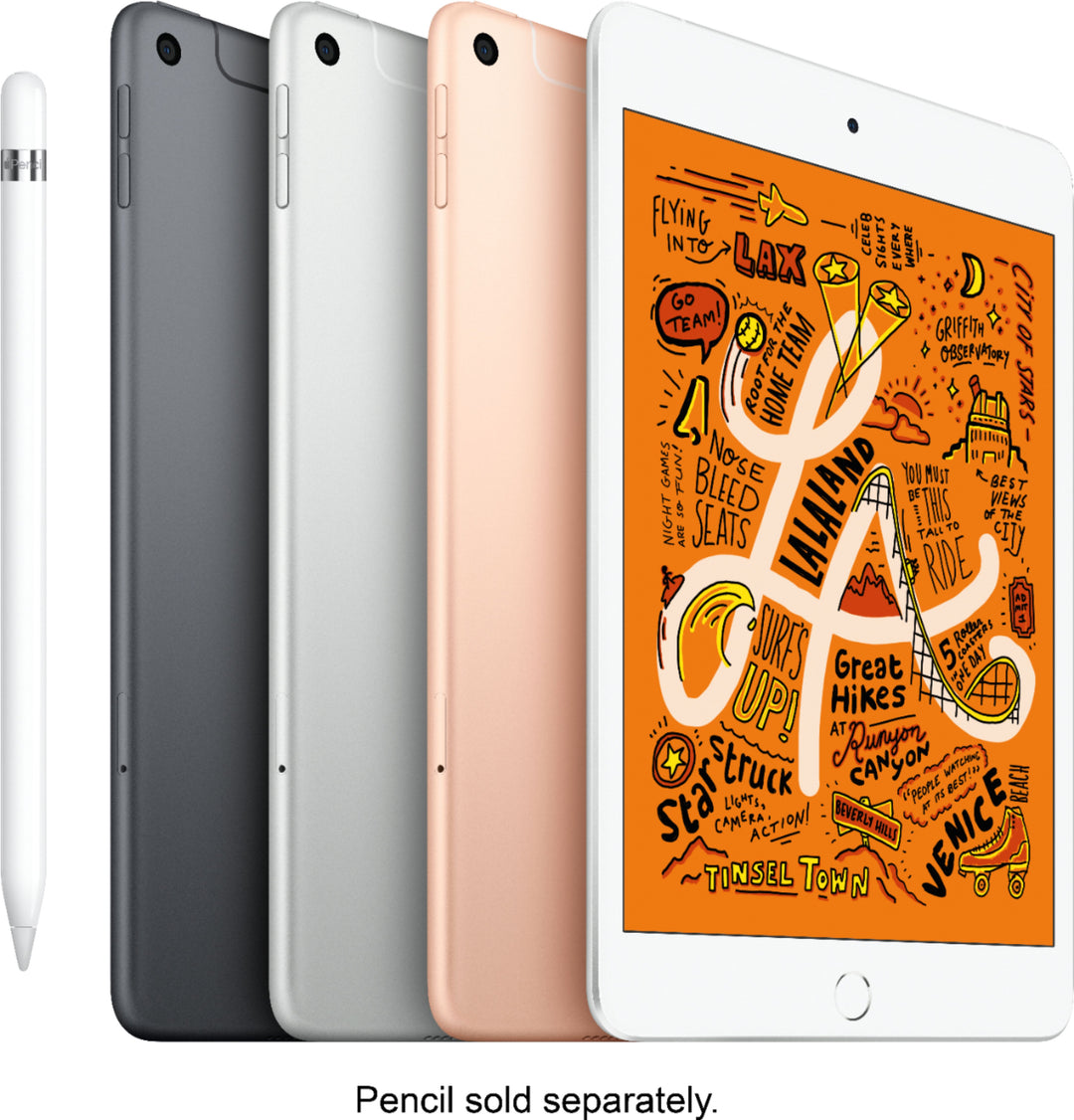 Apple - Geek Squad Certified Refurbished iPad mini (Latest Model) with Wi-Fi + Cellular - 64GB_2