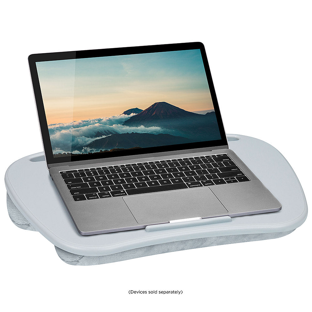 LapGear - MyDesk Lap Desk for 15.6" Laptop - Cool Gray_0
