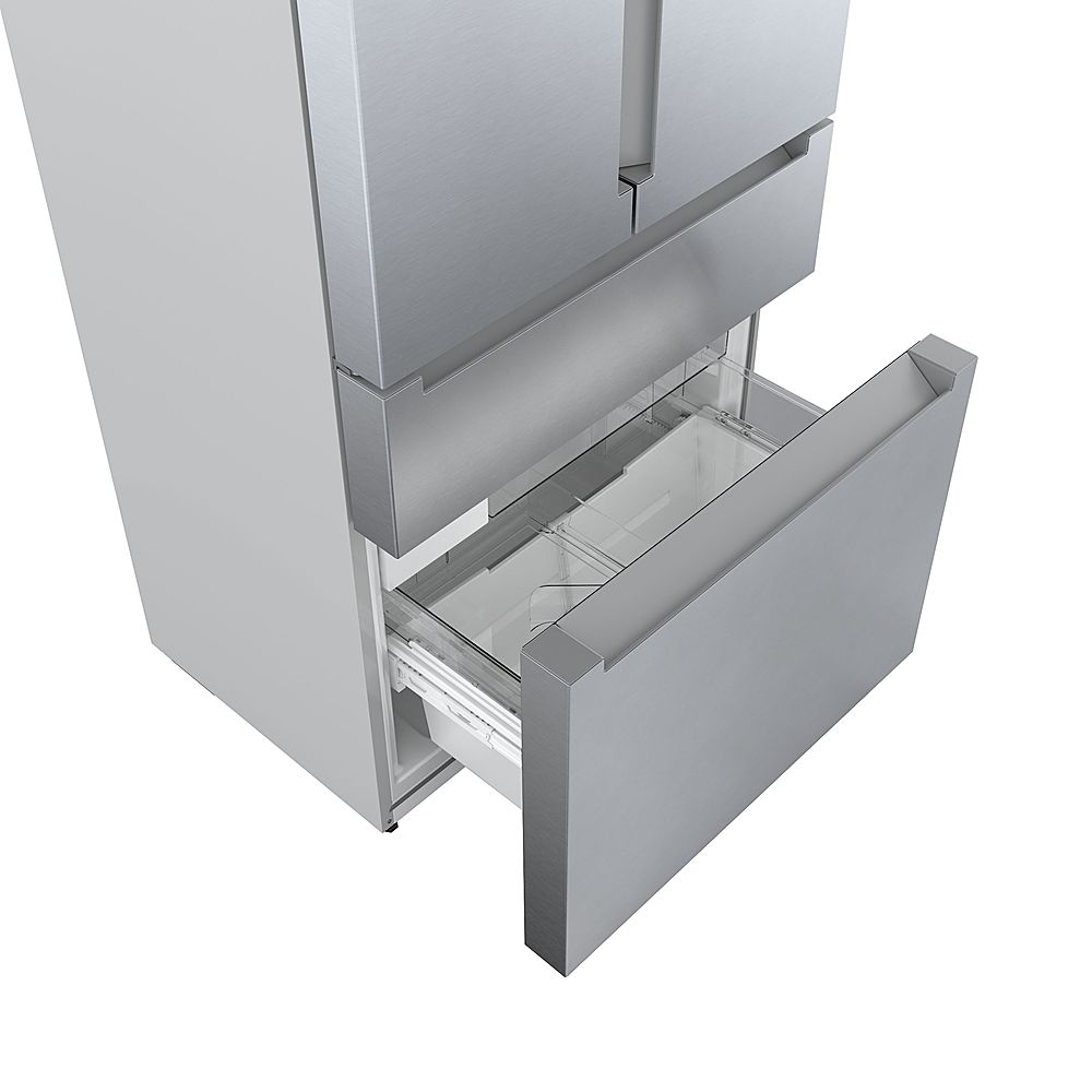 Bosch - 800 Series 20.5 Cu. Ft. 4-Door French Door Counter-Depth Smart Refrigerator - Stainless steel_5