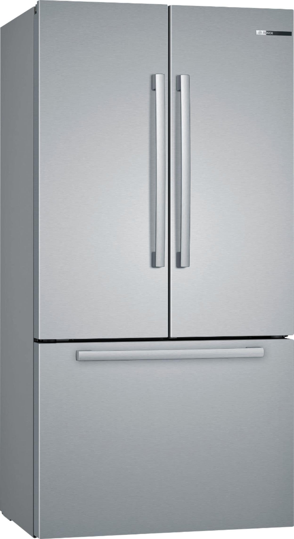 Bosch - 800 Series 21 Cu. Ft. French Door Counter-Depth Smart Refrigerator - Stainless steel_1