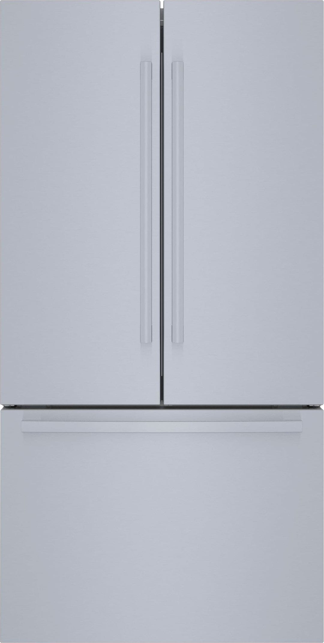 Bosch - 800 Series 21 Cu. Ft. French Door Counter-Depth Smart Refrigerator - Stainless steel_0