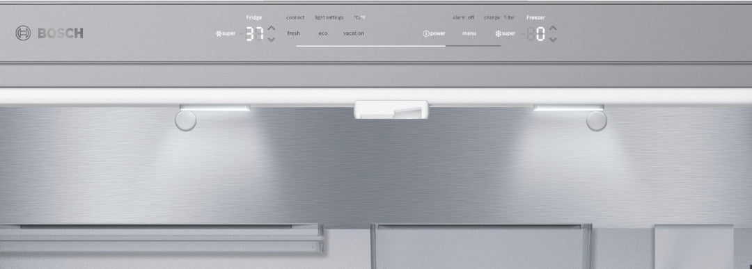 Bosch - 800 Series 21 Cu. Ft. French Door Counter-Depth Smart Refrigerator - Stainless steel_9