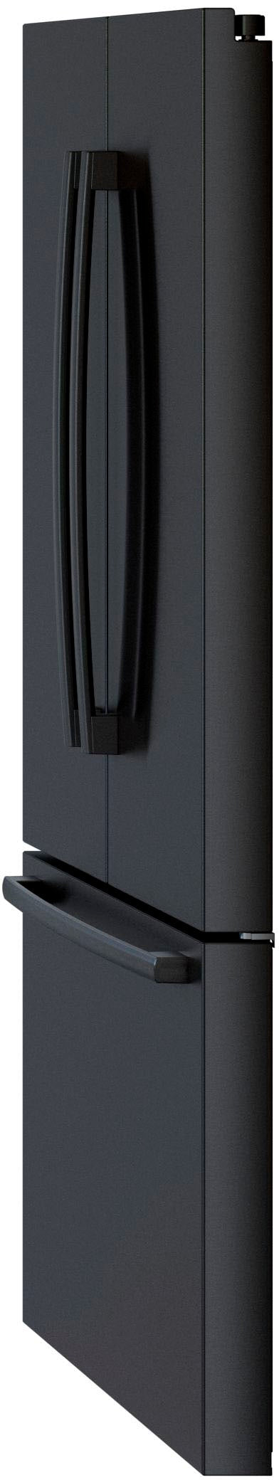 Bosch - 800 Series 21 Cu. Ft. French Door Counter-Depth Smart Refrigerator - Black stainless steel_8