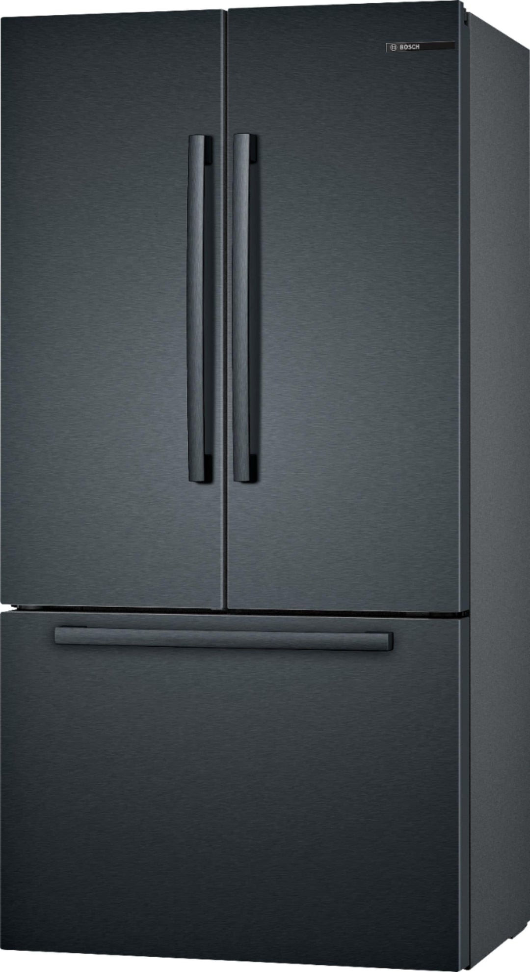 Bosch - 800 Series 21 Cu. Ft. French Door Counter-Depth Smart Refrigerator - Black stainless steel_11