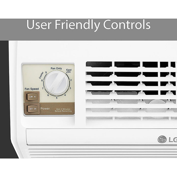 LG - 150 Sq. Ft. 5,000 BTU Window Air Conditioner - White_2