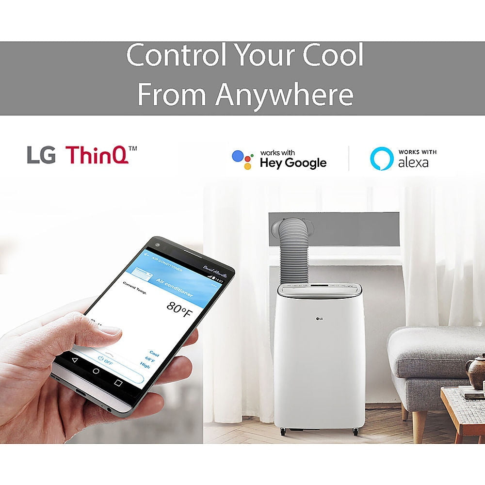LG - 501 Sq. Ft. Smart Portable Air Conditioner - White_15
