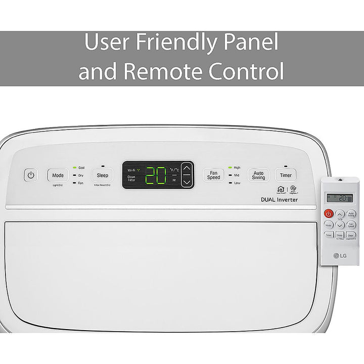 LG - 501 Sq. Ft. Smart Portable Air Conditioner - White_10
