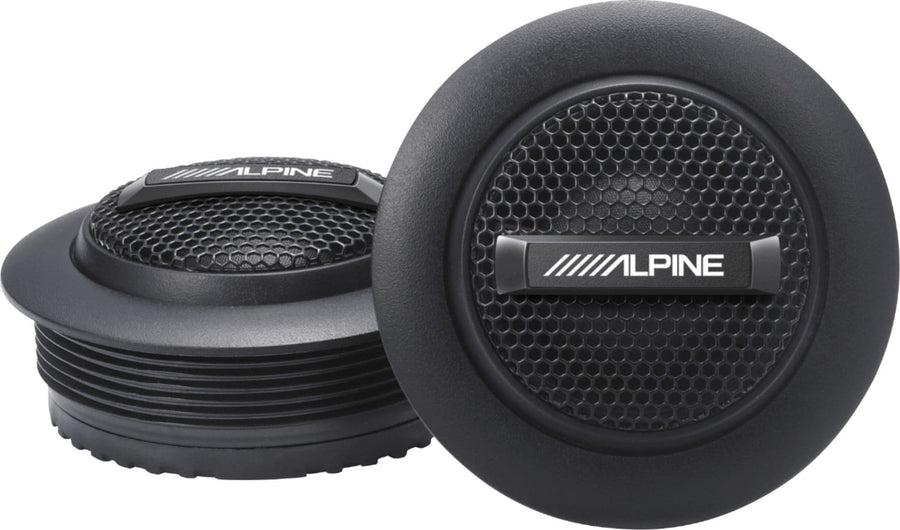 Alpine - S-Series 1" Car Tweeters (Pair) - Black_0