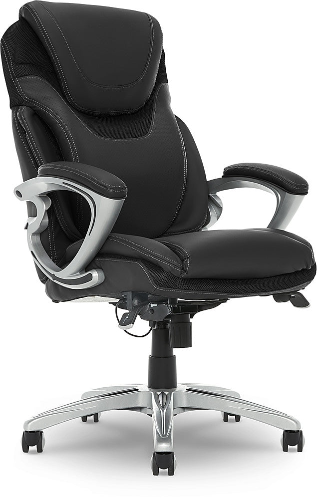 Serta - AIR Bonded Leather Executive Chair - Black_0