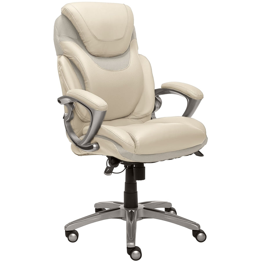 Serta - AIR Bonded Leather Executive Chair - Cream_0